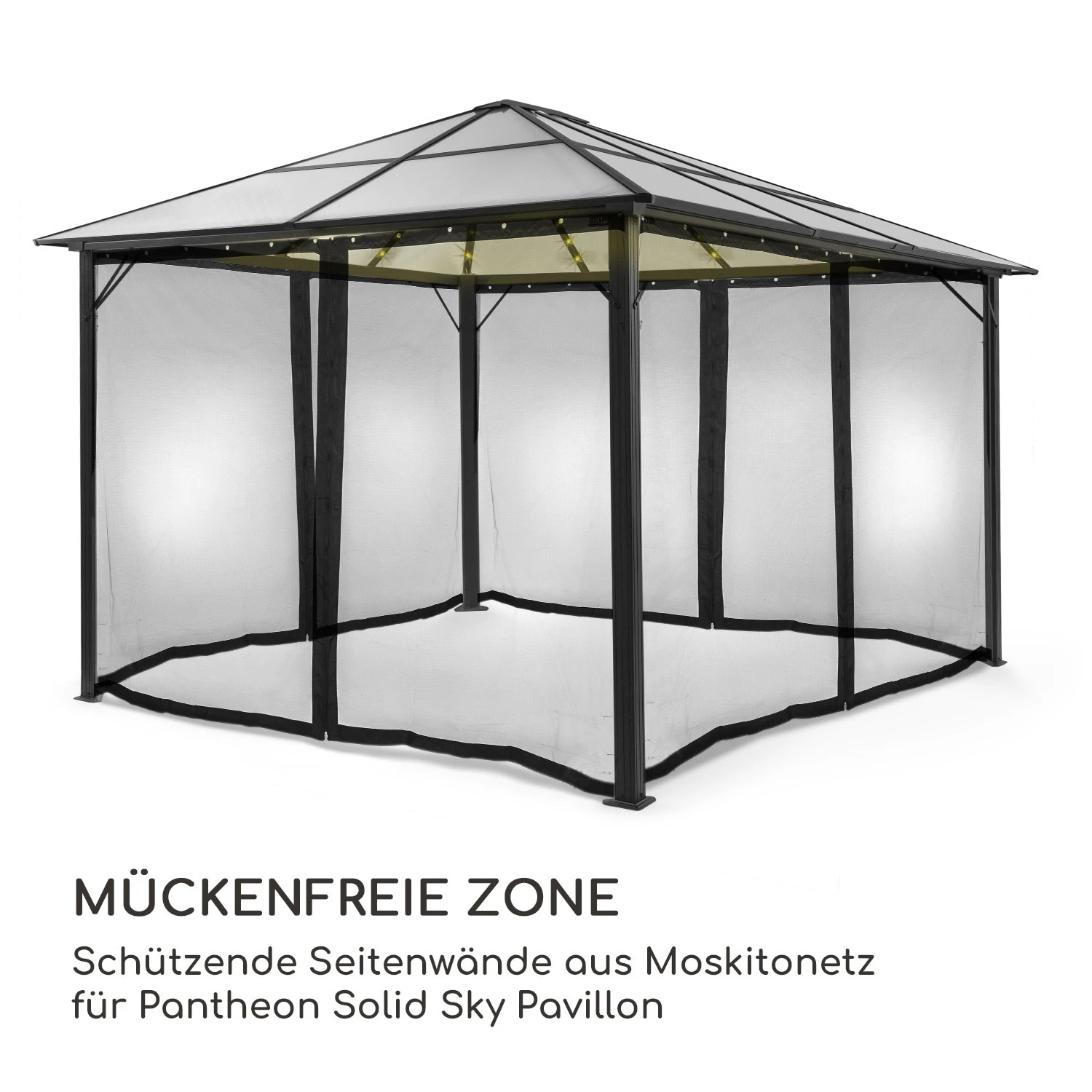 Pantheon Solid Sky Ambient Solar Seitenwände 3x4m Moskito 5 Pantheon Solid Sky Ambient Solar Seitenwände 3x4m Moskito – Bild 3