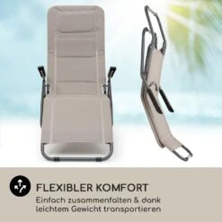 Vitello Noble Sonnenliege 70x110x140cm Atmungsaktiv Wetterfest Faltbar 12 Vitello Noble Sonnenliege 70x110x140cm Atmungsaktiv Wetterfest Faltbar -Gartenbedarf Geschäft 10035956 de 0005 logo