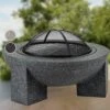 Troja Feuerschale Grill Ø 75 Cm Funkenfang Stahl Kunststein Feuerfest 1 Troja Feuerschale Grill Ø 75 Cm Funkenfang Stahl Kunststein Feuerfest -Gartenbedarf Geschäft 10035976 de 0001 main