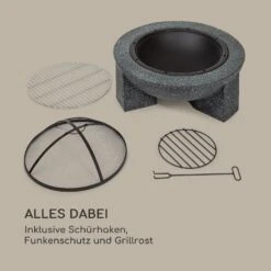 Troja Feuerschale Grill Ø 75 Cm Funkenfang Stahl Kunststein Feuerfest 16 Troja Feuerschale Grill Ø 75 Cm Funkenfang Stahl Kunststein Feuerfest -Gartenbedarf Geschäft 10035976 de 0007 logo