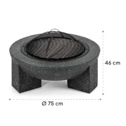 Troja Feuerschale Grill Ø 75 Cm Funkenfang Stahl Kunststein Feuerfest 17 Troja Feuerschale Grill Ø 75 Cm Funkenfang Stahl Kunststein Feuerfest -Gartenbedarf Geschäft 10035976 yy 0008 logo