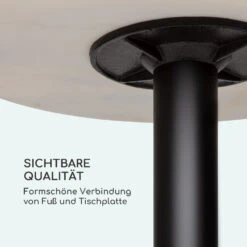 Patras Pearl Bistro-Tisch Jugendstil Marmor Ø 60 Cm H 75 Cm Gusseisern -Gartenbedarf Geschäft 10035977 de 0006 logo