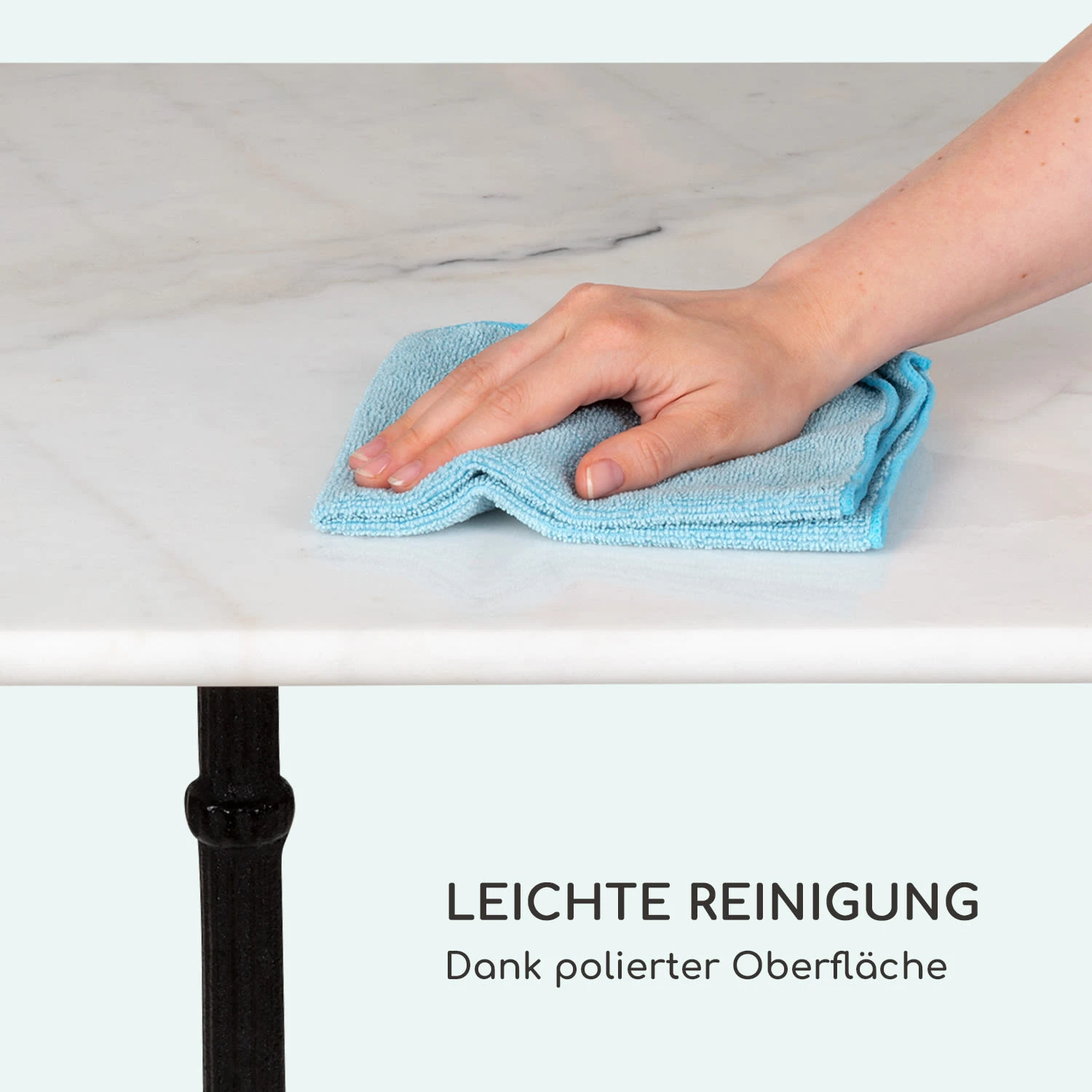 Patras Onyx Bistro-Tisch Mit Jugendstil Marmor 60 X 60 Cm Höhe: 72 Cm Dreibein 6 Patras Onyx Bistro-Tisch Mit Jugendstil Marmor 60 X 60 Cm Höhe: 72 Cm Dreibein – Bild 4