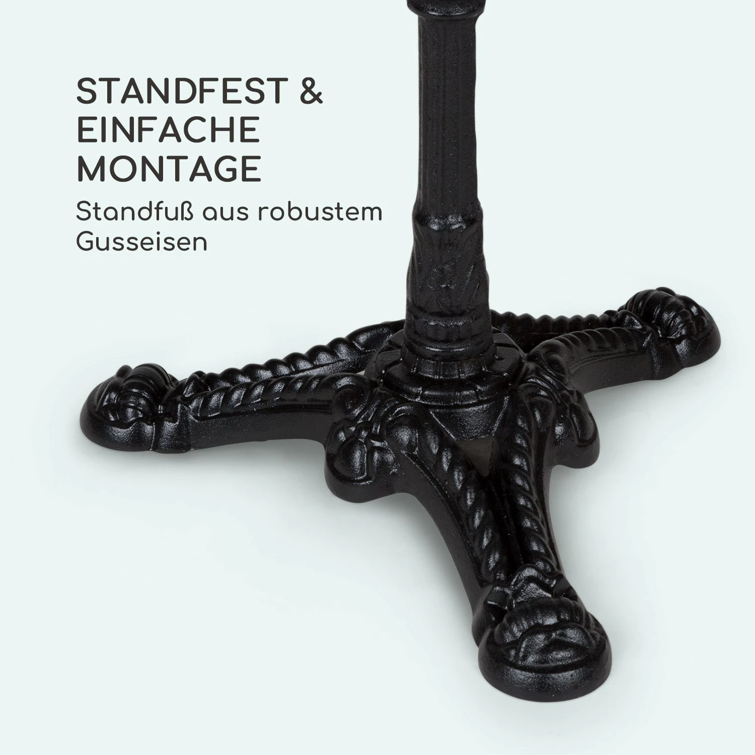 Patras Onyx Bistro-Tisch Mit Jugendstil Marmor 60 X 60 Cm Höhe: 72 Cm Dreibein 7 Patras Onyx Bistro-Tisch Mit Jugendstil Marmor 60 X 60 Cm Höhe: 72 Cm Dreibein – Bild 5