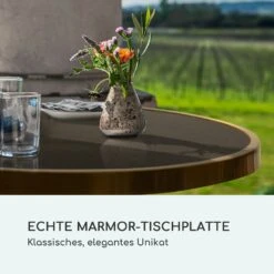 Patras Lux Bistro-Tisch Mit Dreifuß Marmortisch Ø: 57,5 Cm Höhe: 72 Cm 12 Patras Lux Bistro-Tisch Mit Dreifuß Marmortisch Ø: 57,5 Cm Höhe: 72 Cm -Gartenbedarf Geschäft 10035984 de 0003 logo