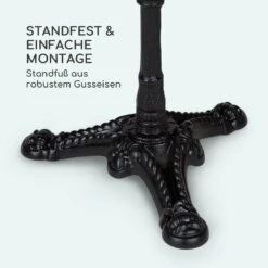 Patras Lux Bistro-Tisch Mit Dreifuß Marmortisch Ø: 57,5 Cm Höhe: 72 Cm 14 Patras Lux Bistro-Tisch Mit Dreifuß Marmortisch Ø: 57,5 Cm Höhe: 72 Cm -Gartenbedarf Geschäft 10035984 de 0005 logo