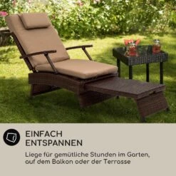 Kos Lounger Liegestuhl Mit Fußteil Stahlrahmen 6-Positionen 12 Kos Lounger Liegestuhl Mit Fußteil Stahlrahmen 6-Positionen -Gartenbedarf Geschäft 10035991 de 0005 usp