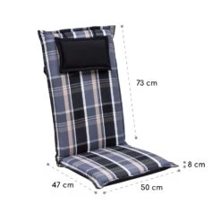 Elbe Polsterauflage Sesselauflage Hochlehner Gartenstuhl 50x120x8cm -Gartenbedarf Geschäft 10036703 yy 0005 logo