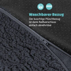 Luna Hundebett Waschbar Orthopädisch Rutschfest Memory-Schaum Größe M -Gartenbedarf Geschäft 10037546 de 0005 logo