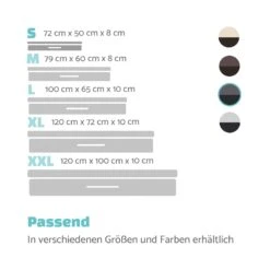 Balu Hundebett Hundekissen | Waschbar | Orthopädisch | Rutschfest | Atmungsaktiver Memory-Schaum | Größe S (72 X 8 X 50 Cm) -Gartenbedarf Geschäft 10037554 de 0007 logo