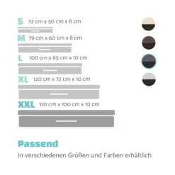 Balu Hundebett Hundekissen | Waschbar | Orthopädisch | Rutschfest | Atmungsaktiver Memory-Schaum | Größe XXL (120 X 10 X 100 Cm) -Gartenbedarf Geschäft 10037558 de 0007 logo