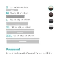 Balu Hundebett Hundekissen | Waschbar | Orthopädisch | Rutschfest | Atmungsaktiver Memory-Schaum | Größe M (79 X 8 X 60 Cm) -Gartenbedarf Geschäft 10037560 de 0007 logo