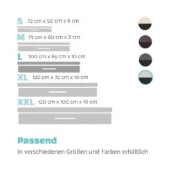 Balu Hundebett Hundekissen | Waschbar | Orthopädisch | Rutschfest | Atmungsaktiver Memory-Schaum | Größe L (100 X 10 X 65 Cm) -Gartenbedarf Geschäft 10037566 de 0007 logo