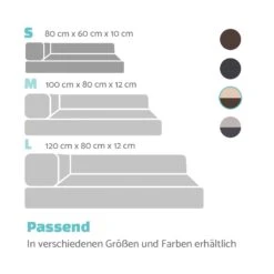 Odin Hundesofa Hundematte | Waschbar | Orthopädisch | Rutschfest | Atmungsaktiv | Memory-Schaum | Größe S (80 X 10 X 60 Cm) -Gartenbedarf Geschäft 10037598 de 0007 logo