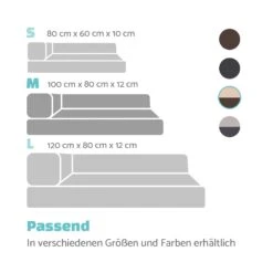 Odin Hundesofa Hundematte | Waschbar | Orthopädisch | Rutschfest | Atmungsaktiv | Memory-Schaum | Größe M (100 × 12 × 80 Cm) -Gartenbedarf Geschäft 10037599 de 0007 logo