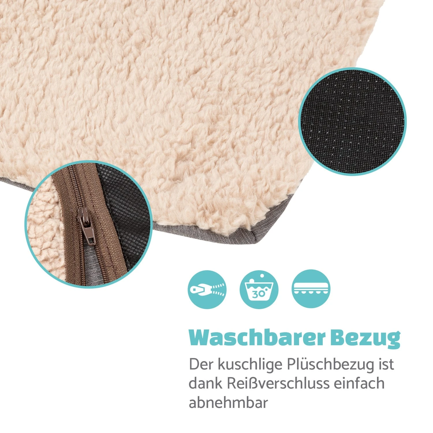Emma Hundebett Waschbar Rutschfest Atmungsaktiv Wendematratze 7 Emma Hundebett Waschbar Rutschfest Atmungsaktiv Wendematratze – Bild 5