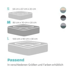 Emma Hundebett Waschbar Rutschfest Atmungsaktiv Wendematratze 15 Emma Hundebett Waschbar Rutschfest Atmungsaktiv Wendematratze -Gartenbedarf Geschäft 10037605 de 0007 logo