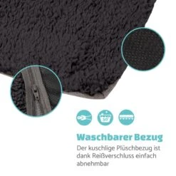 Emma Hundebett Hundekorb | Waschbar | Rutschfest | Atmungsaktiv | Wendematratze | Kissen | Größe S (67 X 20 X 59 Cm) -Gartenbedarf Geschäft 10037607 de 0005 logo