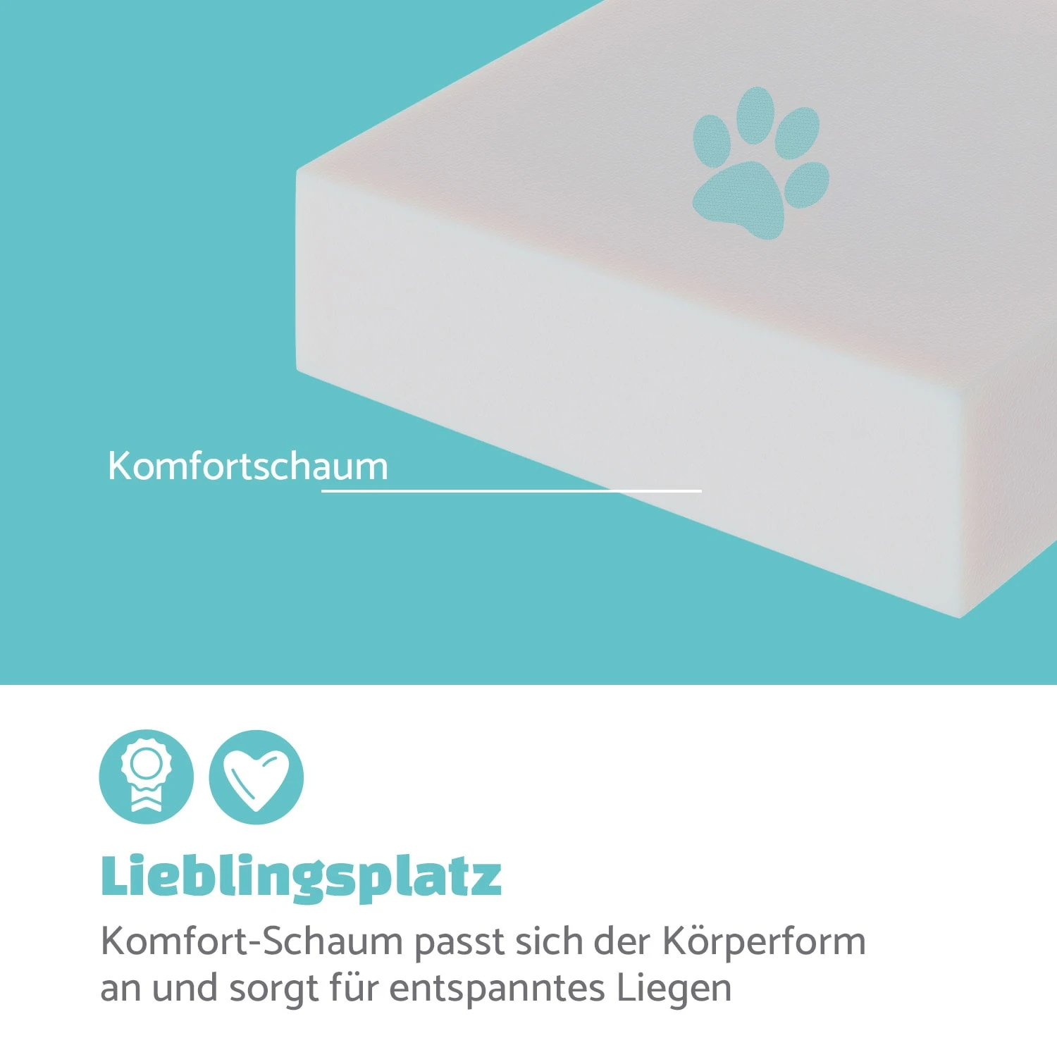 Emma Hundebett Hundekorb | Waschbar | Rutschfest | Atmungsaktiv | Wendematratze | Kissen | Größe L (100 X 30 X 90 Cm) 5 Emma Hundebett Hundekorb | Waschbar | Rutschfest | Atmungsaktiv | Wendematratze | Kissen | Größe L (100 X 30 X 90 Cm) – Bild 3