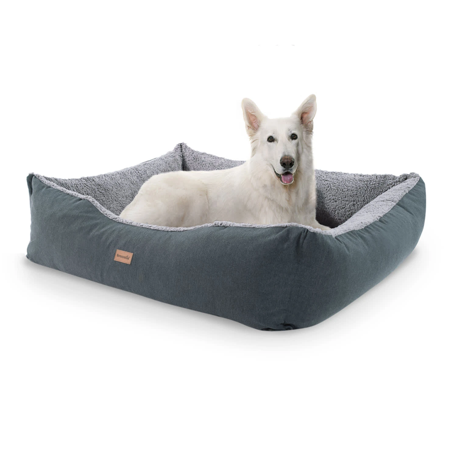 Emma Hundebett Hundekorb | Waschbar | Rutschfest | Atmungsaktiv | Wendematratze | Kissen | Größe L (100 X 30 X 90 Cm) 3 Emma Hundebett Hundekorb | Waschbar | Rutschfest | Atmungsaktiv | Wendematratze | Kissen | Größe L (100 X 30 X 90 Cm)