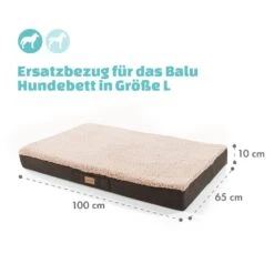 Balu L Hundebett Ersatzbezug Waschbar Rutschfest Atmungsaktiv Größe L -Gartenbedarf Geschäft 10037680 de 0004 logo