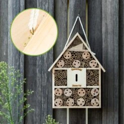 Insektenhotel Mit Spitzdach Aufhängung Ganzjährig Bewohnbar Holz -Gartenbedarf Geschäft 10038022 yy 0003 logo