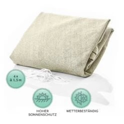 Quadratisches Sonnensegel 5x5 M Polyester Luftdurchlässig -Gartenbedarf Geschäft 10038185 de 0005 logo