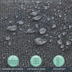 Rechteckiges Sonnensegel 2 X 3 M Polyester Luftdurchlässig -Gartenbedarf Geschäft 10038192 de 0003 logo