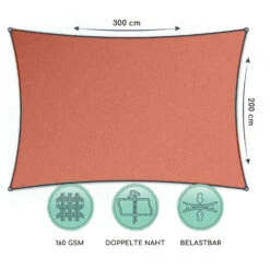 Quadratisches Sonnensegel 2 X 3 M Polyester Luftdurchlässig 13 Quadratisches Sonnensegel 2 X 3 M Polyester Luftdurchlässig -Gartenbedarf Geschäft 10038213 de 0006 logo