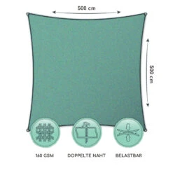 Quadratisches Sonnensegel 5 X 5 M Polyester Luftdurchlässig -Gartenbedarf Geschäft 10038217 de 0006 logo