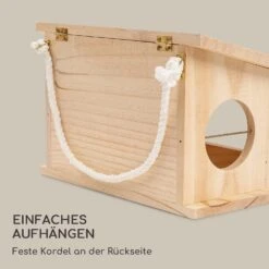 Vogelfutterstation Unbehandeltes Naturholz Aufhängkordel Fertig Montiert 10 Vogelfutterstation Unbehandeltes Naturholz Aufhängkordel Fertig Montiert -Gartenbedarf Geschäft 10038221 de 0004 logo