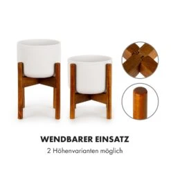 Thorn Blumentopf Mit Ständer 2er-Set 50er Jahre Stil -Gartenbedarf Geschäft 10038443 de 0004 logo