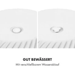 Heusden Blumentopf 2er-Set Polystone Pflanzenfreundlich Handgemacht 3D-Optik -Gartenbedarf Geschäft 10038484 de 0003 logo