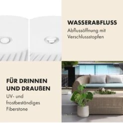 Heusden Blumentopf Polystone Pflanzenfreundlich Handgemacht -Gartenbedarf Geschäft 10038485 de 0004 usp