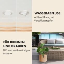 Hasselt Blumentopf Polystone Pflanzenfreundlich Handgemacht 3D-Optik -Gartenbedarf Geschäft 10038548 de 0004 usp