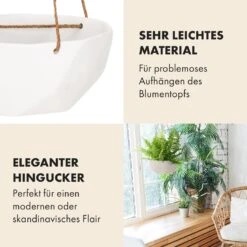 Laren Blumenampel Ø 28 Cm Polystone Mit Naturseilen 2er-Set 10 Laren Blumenampel Ø 28 Cm Polystone Mit Naturseilen 2er-Set -Gartenbedarf Geschäft 10038552 de 0003 usp