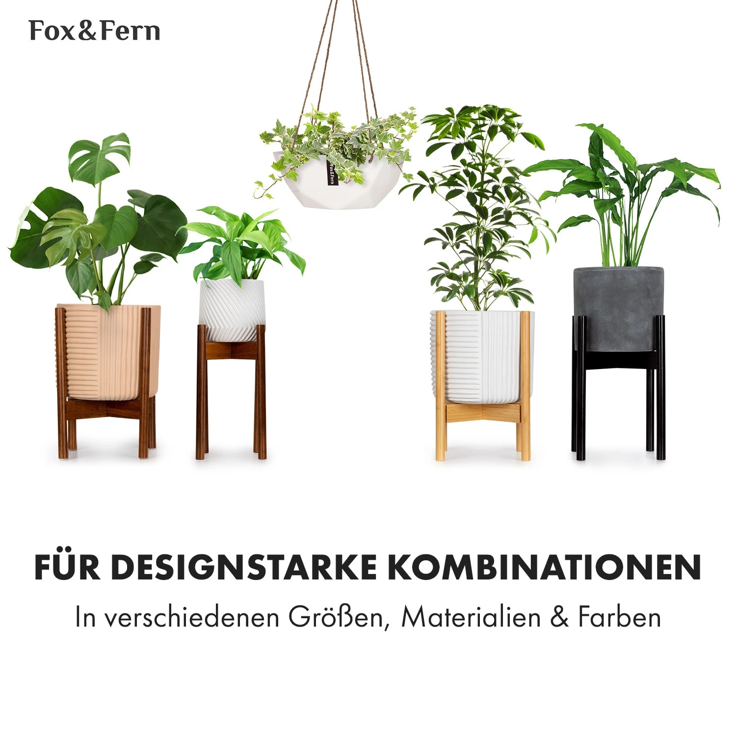 Laren Blumenampel Ø 28 Cm Polystone Mit Naturseilen 2er-Set 8 Laren Blumenampel Ø 28 Cm Polystone Mit Naturseilen 2er-Set – Bild 6