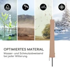 Shield Premium Schutzhülle Sonnenschirm Bis Ø 300 Cm UV-beständig -Gartenbedarf Geschäft 10038725 de 0007 logo