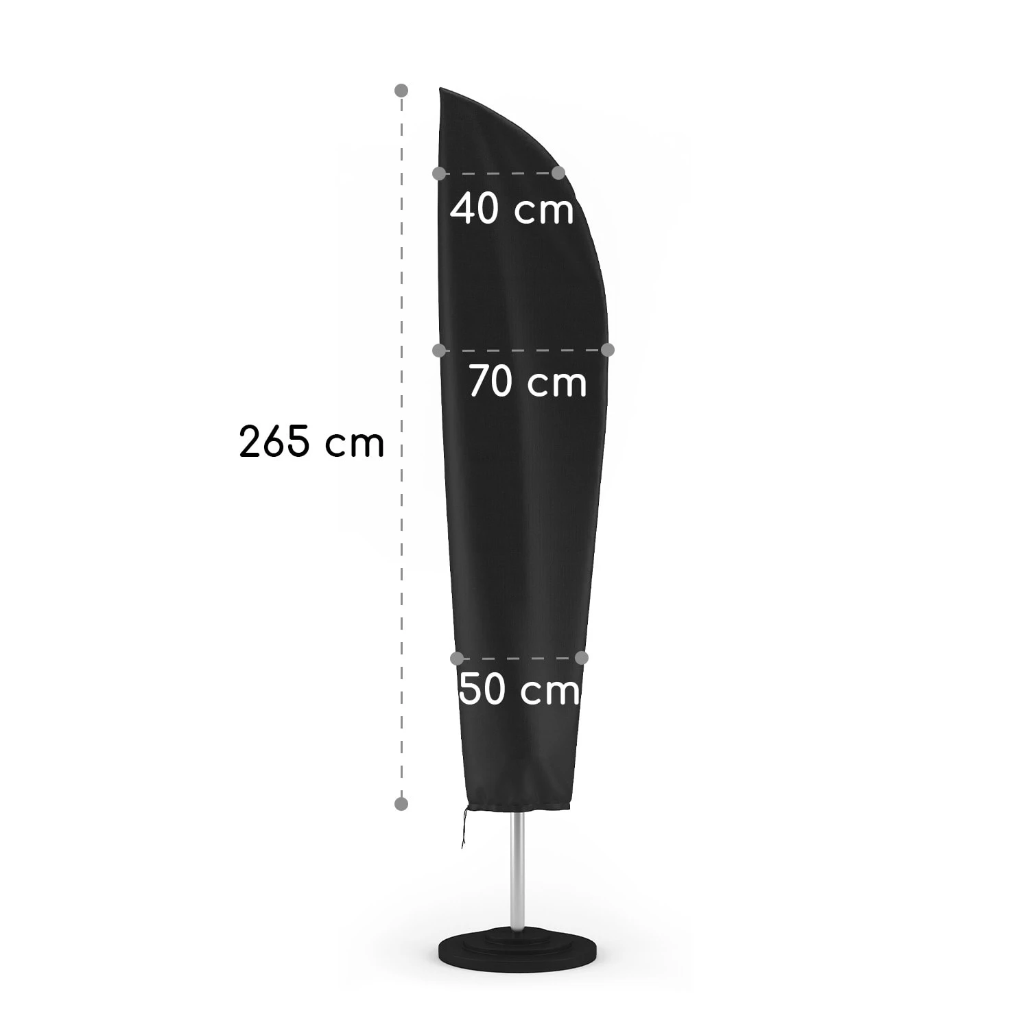 Shield Cantilever Schutzhülle Für Ampelschirm Ø 200-400cm UV-beständig 9 Shield Cantilever Schutzhülle Für Ampelschirm Ø 200-400cm UV-beständig – Bild 7