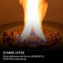 Pilos Gas-Feuerstelle 40.000BTU/13kW Abdeckung Edelstahlbrenner -Gartenbedarf Geschäft 10039400 de 0003 logo