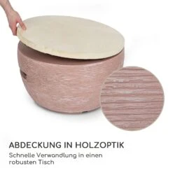 Vitina Gas-Feuerstelle 40.000BTU/13kW Abdeckung Edelstahlbrenner 12 Vitina Gas-Feuerstelle 40.000BTU/13kW Abdeckung Edelstahlbrenner -Gartenbedarf Geschäft 10039404 de 0004 logo