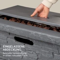 Anafi Gas-Feuerstelle 40.000BTU/13kW Abdeckung Edelstahlbrenner -Gartenbedarf Geschäft 10039410 de 0004 logo