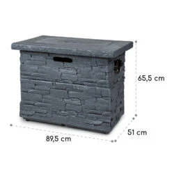 Anafi Gas-Feuerstelle 40.000BTU/13kW Abdeckung Edelstahlbrenner -Gartenbedarf Geschäft 10039410 yy 0008 logo