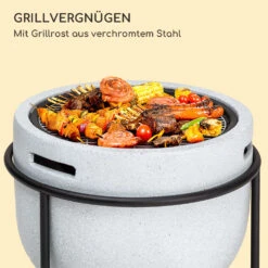 Blumfeldt Grail Feuerschale Mit Grill MGO & Stahlschale Inkl. Funkenschutz -Gartenbedarf Geschäft 10040243 de 0003 logo