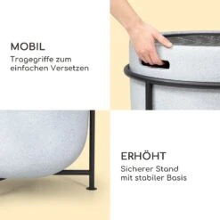 Blumfeldt Grail Feuerschale Mit Grill MGO & Stahlschale Inkl. Funkenschutz -Gartenbedarf Geschäft 10040243 de 0005 logo